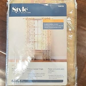 Style selections - embroidered sheer